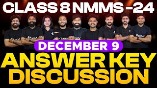 NMMS 2024  December 9 Answer Key Discussion  Eduport [upl. by Llehsim913]