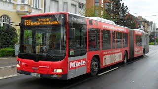 Sound Bus MAN NG 323  8327  Rheinbahn AG Düsseldorf [upl. by Adnomal203]