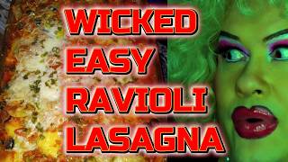 WICKED EASY RAVIOLI LASAGNA RECIPE  Jolean Does it cooking cookingvideo recipe [upl. by Mars]