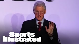 President Bill Clinton introduces Mone Davis  2014 Sportsman of the Year  Sports Illustrated [upl. by Koser]