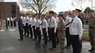 Cirencester College Remembrance Service 2023 [upl. by Garges]