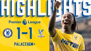 EZE scores a STUNNER 🤩🚀  Premier League Highlights Chelsea 11 Crystal Palace [upl. by Hatnamas]