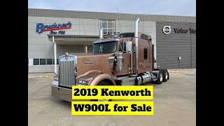 Used 2019 Kenworth W900L Semi Truck for SALE A7874P Full Walkaround Sold [upl. by Fredric]