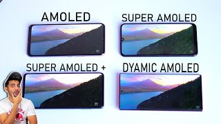 AMOLED vs Super AMOLED vs SAMOLED Plus vs DYNAMIC AMOLED  Confusion Clear [upl. by Krystyna603]