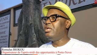 Les jeunes de PortoNovo sensibilisés sur lentrepreneuriat et lemploi [upl. by Wendin357]