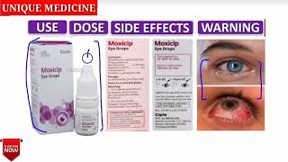 Moxicip Eye Drop। Moxifloxacin Eye Drop। Eye Treatment। Bacterial Infection treatment of Eye [upl. by Eekaz]