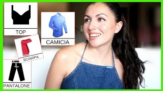 👙VESTIMENTAROPA EN ITALIANO APRENDER ITALIANO VOCABULARIO ROPA👠 EN ITALIANO CON LAMARIC [upl. by Tallbott]