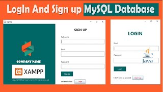 JAVA  How To Create Login And Register Form With MySQL Database In Java NetBeans [upl. by Aridni179]