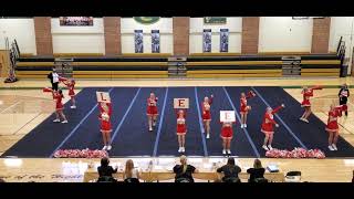 Lee High School at 2A Region C D Cheer Competition 2020 2021 [upl. by Seka]