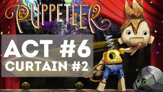 Puppeteer  Gameplay Story Walkthrough Part 17  Act 6  Curtain 2 HD Times aTicking [upl. by Jabe]