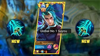 INTENSE MATCH TOP 1 GLOBAL SUYOU BEST BUILD amp EMBLEM 2024 EASY GET WINSTREAK SOLO RANKED  MLBB [upl. by Einnoj]