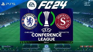 FC 24 Chelsea vs Servette  Conference League 202425  PS5 [upl. by Magnien403]