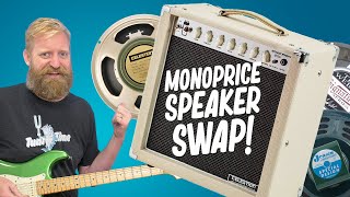 Monoprice Speaker Swap  Can the 250 tube amp sound better with a different speaker [upl. by Onibag]