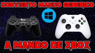 Como jugar con Mando Generico cualquier juego 2024 en tu PC funciona en todos los mandos [upl. by Scornik72]