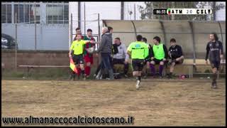 Promozione Girone B Atletico MaremmaCSLebowski 20 [upl. by Eak544]