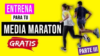 ENTRENAMIENTO para MEDIA MARATÓN ➤ parte 3 RUTINA 2° MES [upl. by Garey]