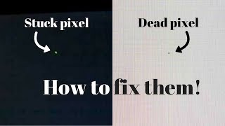 🔆 How to fix stuck or dead pixels on some laptop and desktop displays 🔅 [upl. by Nosnev680]