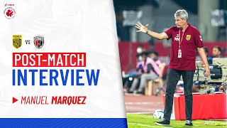 Manuel Marquez  HFC vs NEUFC  Postmatch PC  Match 28  Hero ISL 202122 [upl. by Silvia]