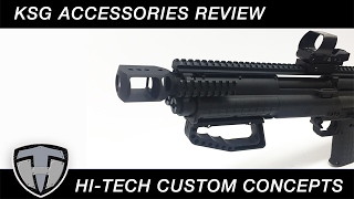 KSG HiTech Howitzer70 Muzzle Brake Up to 70 Recoil reduction 1 rated Shot Show 2017 [upl. by Nacul]