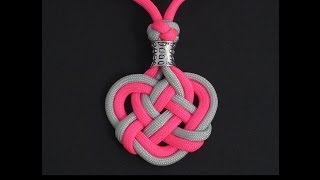 How to Make the Double Celtic Knot Paracord Medallion by TIAT [upl. by Norraj]