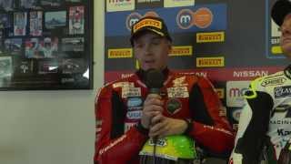 MCE BSB race two Donington Park press conference [upl. by Orji730]