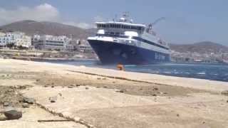 blue star naxos Tinos 10 mpofor [upl. by Airtal]