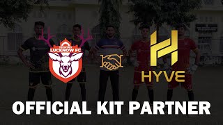 TECHTRO LUCKNOW FC Kit Launch ft HYVE [upl. by Airasor]