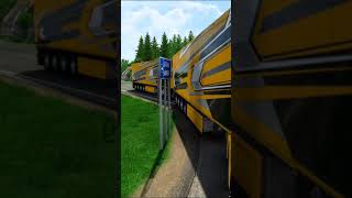 قيادة شاحنة Scania S High Roof V8 بقوة 730 حصان  نقل 29 طن من سمك السلمون في Euro Truck Simulator 2 [upl. by Ameer]