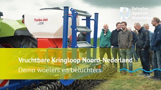 Bodemverdichting grasland opheffen met woelers en beluchters [upl. by Ecnerat]