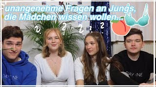 unangenehme Fragen an Jungs die Mädchen gerne wissen wollen [upl. by Repohtsirhc173]