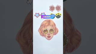 Rose blackpink eyes puzzle gameart puzzlegame roseandbrunomars [upl. by Nyahs]