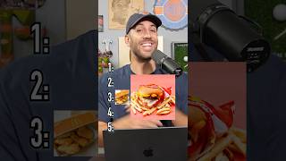 RANK THESE FAST FOOD ITEMS Do You Agree shorts ranking rank food fastfood menu tasty [upl. by Nayra]