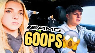 Ich fahre 600PS AMG mit Fibi😮 [upl. by Sosthenna]