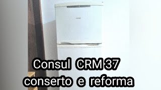 Geladeira Não gela em baixo resolva em 20 minutos Consul Frost free CRM 37 e vazando Água viral [upl. by Okomom]