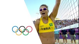 Beach Volleyball Womens Bronze Medal Match Brazil v China  Highlights  London 2012 Olympics [upl. by Rehtaeh445]