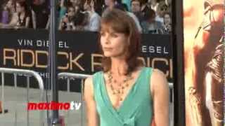 Alexandra Paul and Ian Murray quotRIDDICK Rule The Darkquot World Premiere Arrivals  Baywatch [upl. by Gerkman310]