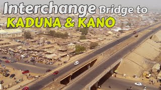 Interchange Bridge to kano amp kaduna DRONE FOOTAGE Zaria [upl. by Gratt648]