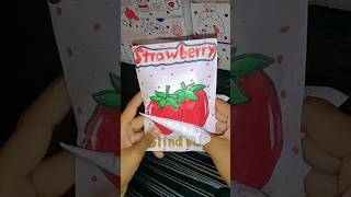 strawberry 🍓 blind bag 😱 diy paperasmr papersquishy asmr squishy blindbag tiktok [upl. by Winter]