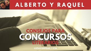 Listas rápidas  24 Cómo participar en concursos literarios 5 consejos [upl. by Shifrah63]