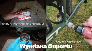 Romet Boreas 1  wymiana suportu dla ludzi o mocnych nerwach Vlog 218 [upl. by Hauhsoj]