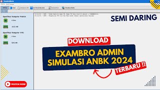 Download ExambroAdmin Terbaru ANBK 2024  Semi Daring [upl. by Malachy]