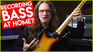 15 MISTAKES to AVOID While Recording Bass at Home [upl. by Ayaros]