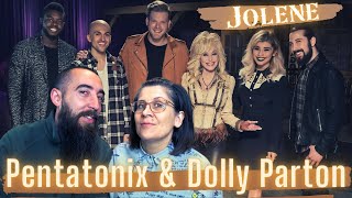 Pentatonix amp Dolly Parton  Jolene REACTION with my wife [upl. by Bolling]