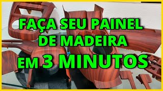 PAINEL COMPLETO DE MADEIRA [upl. by Dilaw]