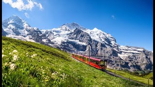 LuzernInterlakenJungfraujoch  Scenic Train Ride HappyRail [upl. by Araminta694]