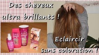 CHEVEUX  Comment avoir les cheveux brillants Gamme Luminizer  Gelée Eclaircissante LOréal [upl. by Ardnoet]