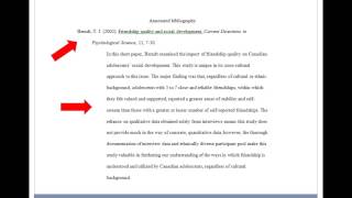 A short guide to annotated bibliographies [upl. by Yt]