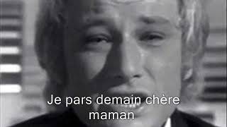 Johnny Hallyday  Je pars demain  Paroles yanjerdu26 [upl. by Ettennyl]