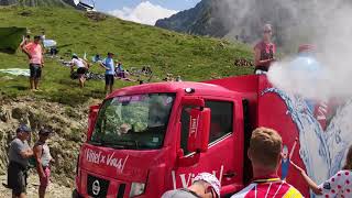 Caravana publicitaria Tour Francia 2019 Col du Tourmalet [upl. by Siravrat158]