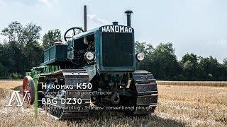 Hanomag K50  BBG DZ 25  Ackern · ploughing [upl. by Nosyt397]